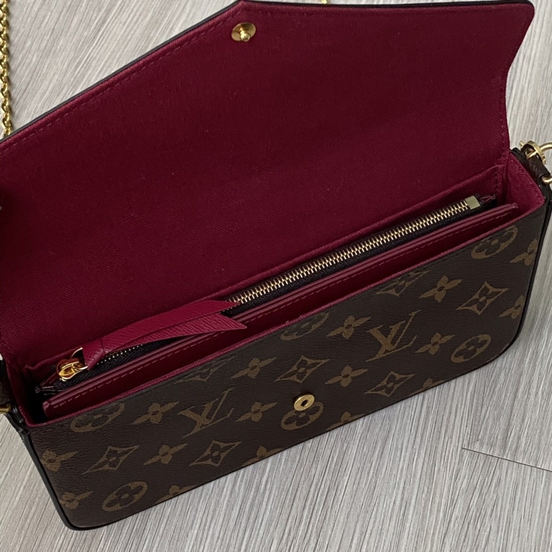 Shebag Super replica Louis Vuitton M61276 POCHETTE FÉLICIE bag review (2025 June updated)-ʻOi aku ka maikaʻi o ka ʻeke Louis Vuitton ʻeke hoʻopunipuni ma ka hale kūʻai pūnaewele, ʻeke hoʻolālā kope ru