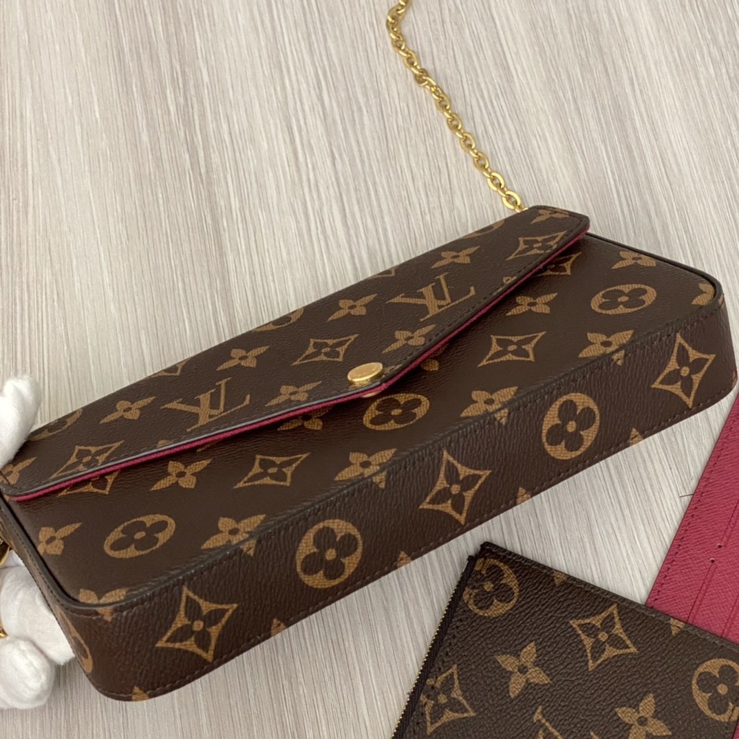 Shebag Super replica Louis Vuitton M61276 POCHETTE FÉLICIE bag review (2025 June updated)-ʻOi aku ka maikaʻi o ka ʻeke Louis Vuitton ʻeke hoʻopunipuni ma ka hale kūʻai pūnaewele, ʻeke hoʻolālā kope ru
