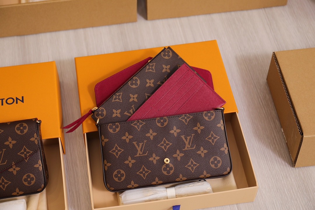 Shebag Super replica Louis Vuitton M61276 POCHETTE FÉLICIE bag review (2025 June updated)-ʻOi aku ka maikaʻi o ka ʻeke Louis Vuitton ʻeke hoʻopunipuni ma ka hale kūʻai pūnaewele, ʻeke hoʻolālā kope ru