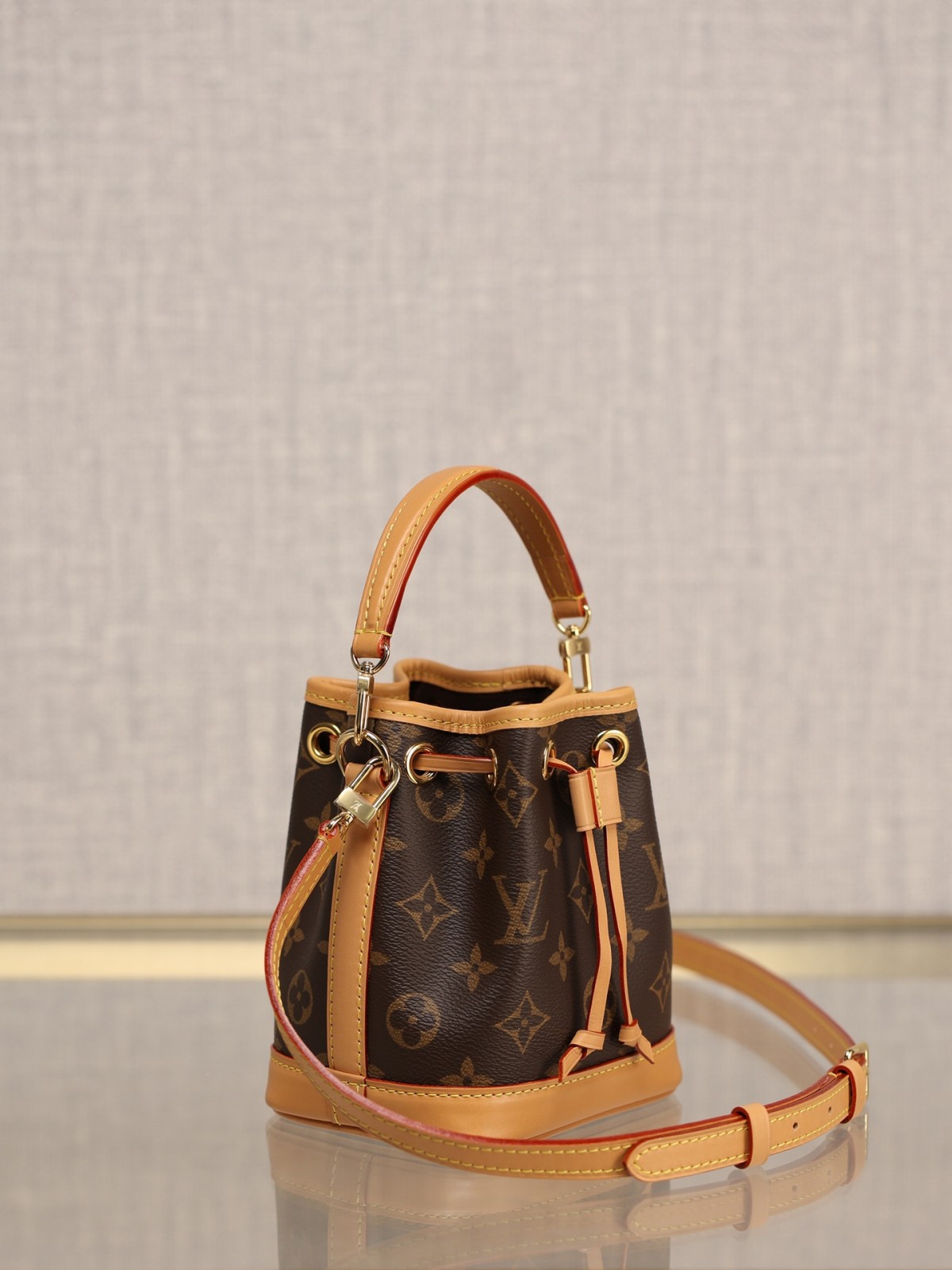 Shebag Super replica Louis Vuitton M81266 Mini NANO NOÉ bag review (2025 July Updated)-Best Quality Fake Louis Vuitton Bag Online Store, Replica designer bag ru