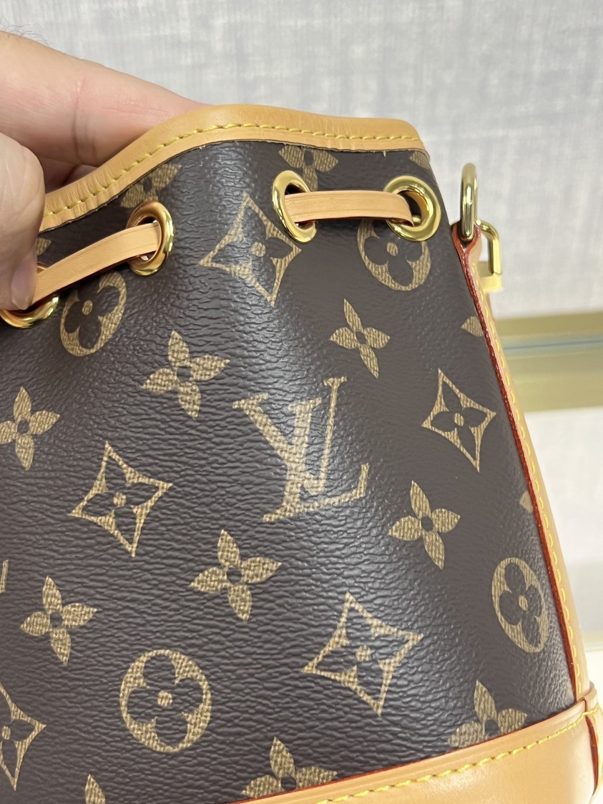 Shebag Super replica Louis Vuitton M81266 Mini NANO NOÉ bag review (2025 July Updated)-Best Quality Fake Louis Vuitton Bag Online Store, Replica designer bag ru