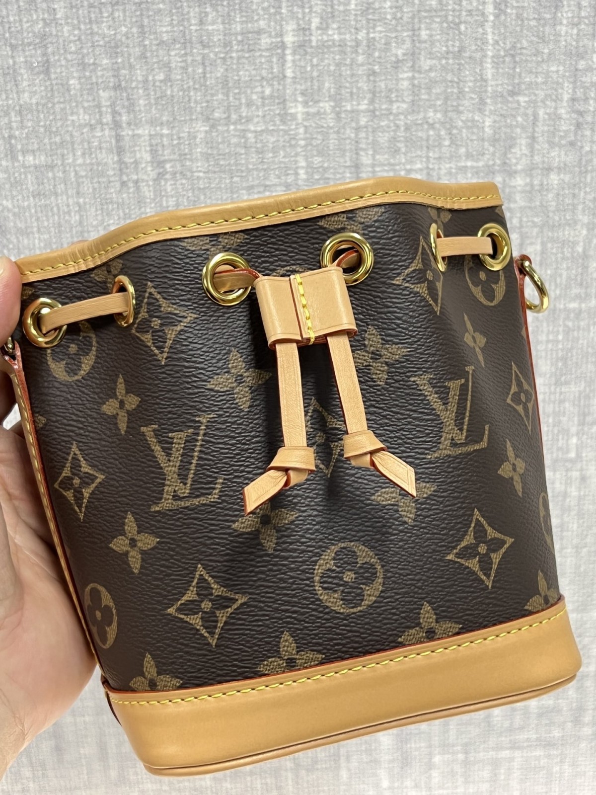 Shebag Super replica Louis Vuitton M81266 Mini NANO NOÉ bag review (2025 July Updated)-Best Quality Fake Louis Vuitton Bag Online Store, Replica designer bag ru