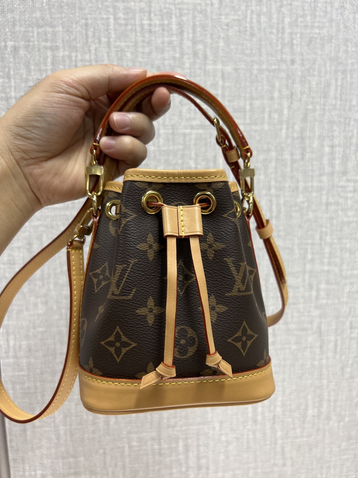 Shebag Super replica Louis Vuitton M81266 Mini NANO NOÉ bag review (2025 July Updated)-Best Quality Fake Louis Vuitton Bag Online Store, Replica designer bag ru