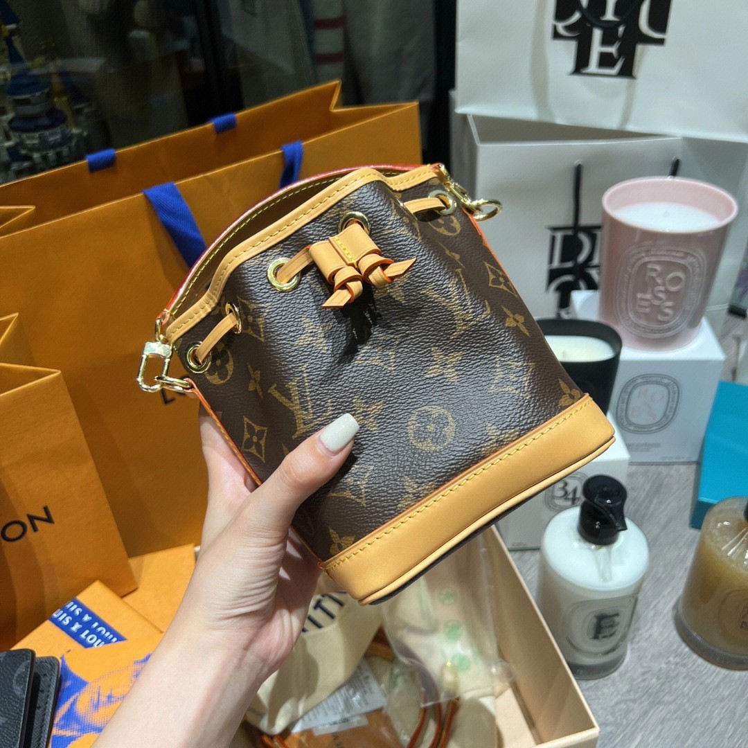 Shebag Super replica Louis Vuitton M81266 Mini NANO NOÉ bag review (2025 July Updated)-Best Quality Fake Louis Vuitton Bag Online Store, Replica designer bag ru