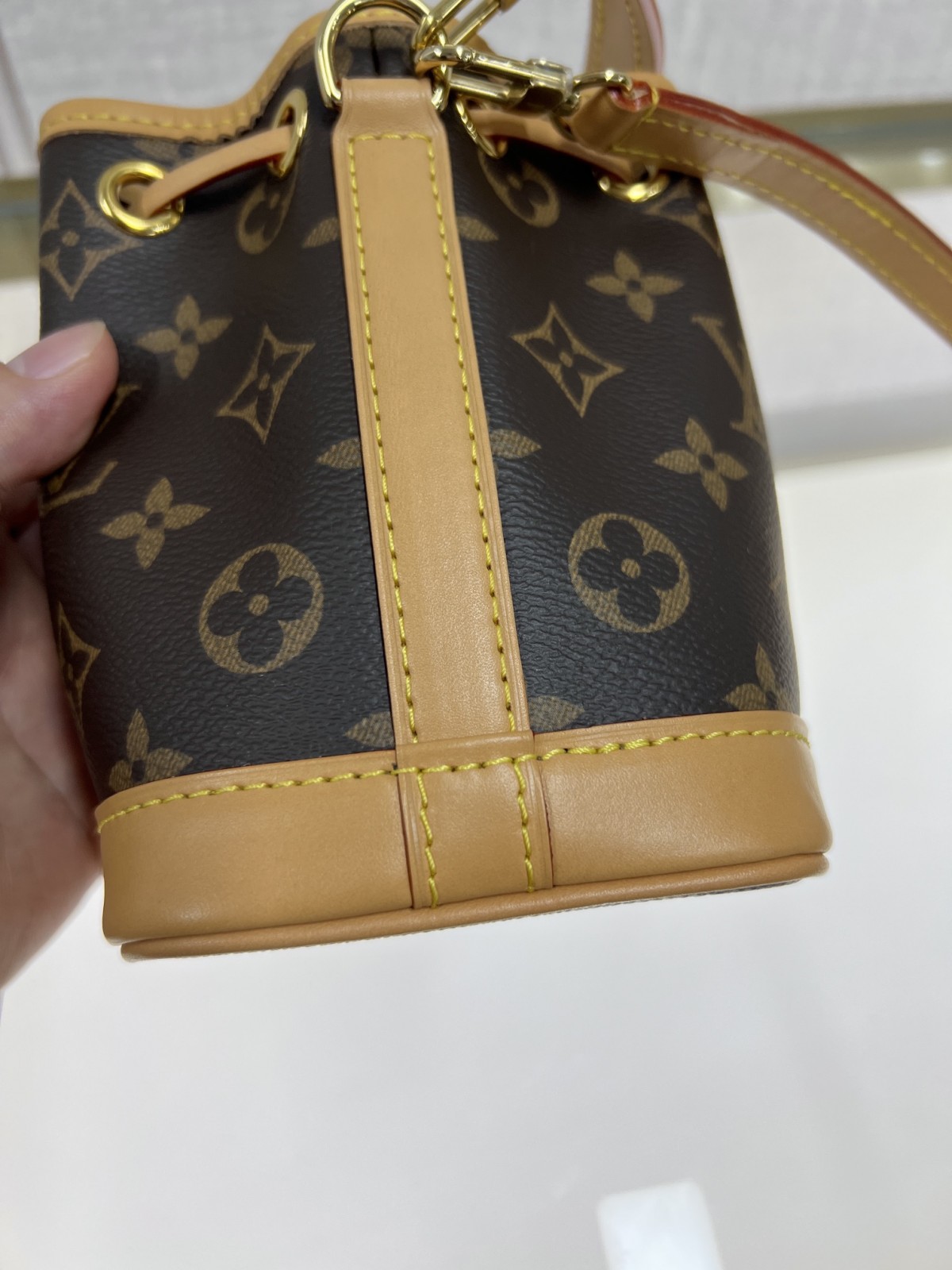 Shebag Super replica Louis Vuitton M81266 Mini NANO NOÉ bag review (2025 July Updated)-Best Quality Fake Louis Vuitton Bag Online Store, Replica designer bag ru