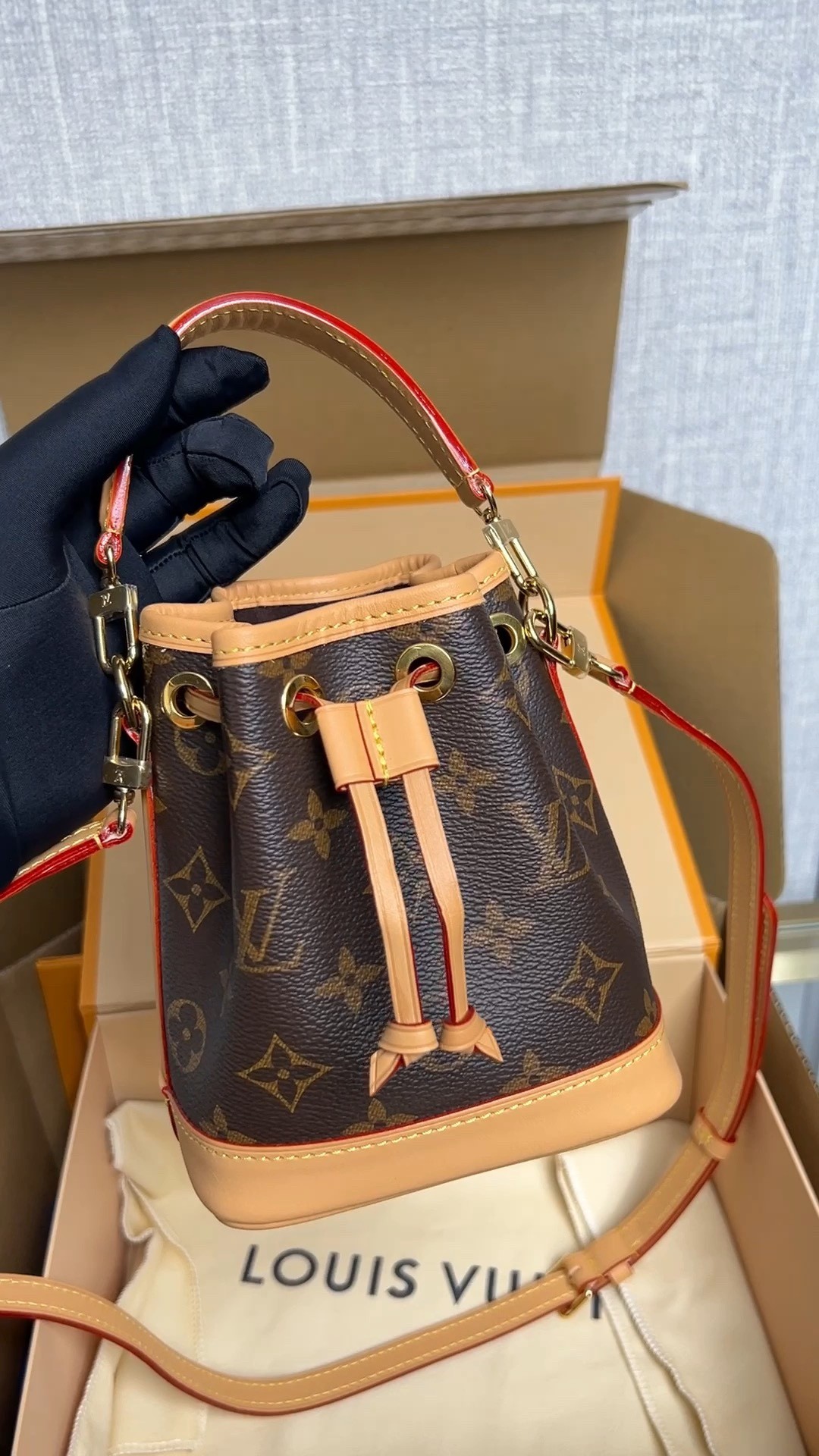 Shebag Super replica Louis Vuitton M81266 Mini NANO NOÉ bag review (2025 July Updated)-Best Quality Fake Louis Vuitton Bag Online Store, Replica designer bag ru