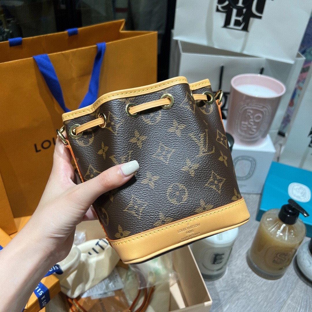 Shebag Super replica Louis Vuitton M81266 Mini NANO NOÉ bag review (2025 July Updated)-Best Quality Fake Louis Vuitton Bag Online Store, Replica designer bag ru