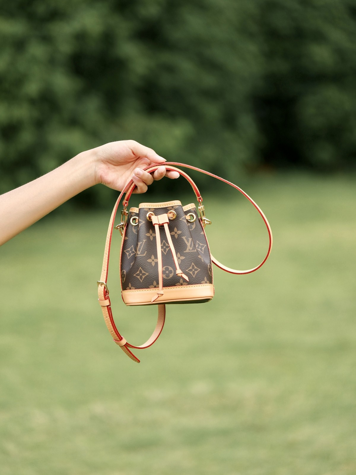Shebag Super replica Louis Vuitton M81266 Mini NANO NOÉ bag review (2025 July Updated)-Best Quality Fake Louis Vuitton Bag Online Store, Replica designer bag ru