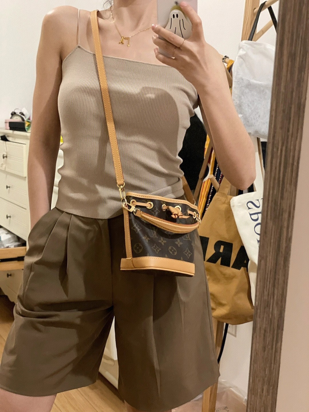 Shebag Super replica Louis Vuitton M81266 Mini NANO NOÉ bag review (2025 July Updated)-Best Quality Fake Louis Vuitton Bag Online Store, Replica designer bag ru