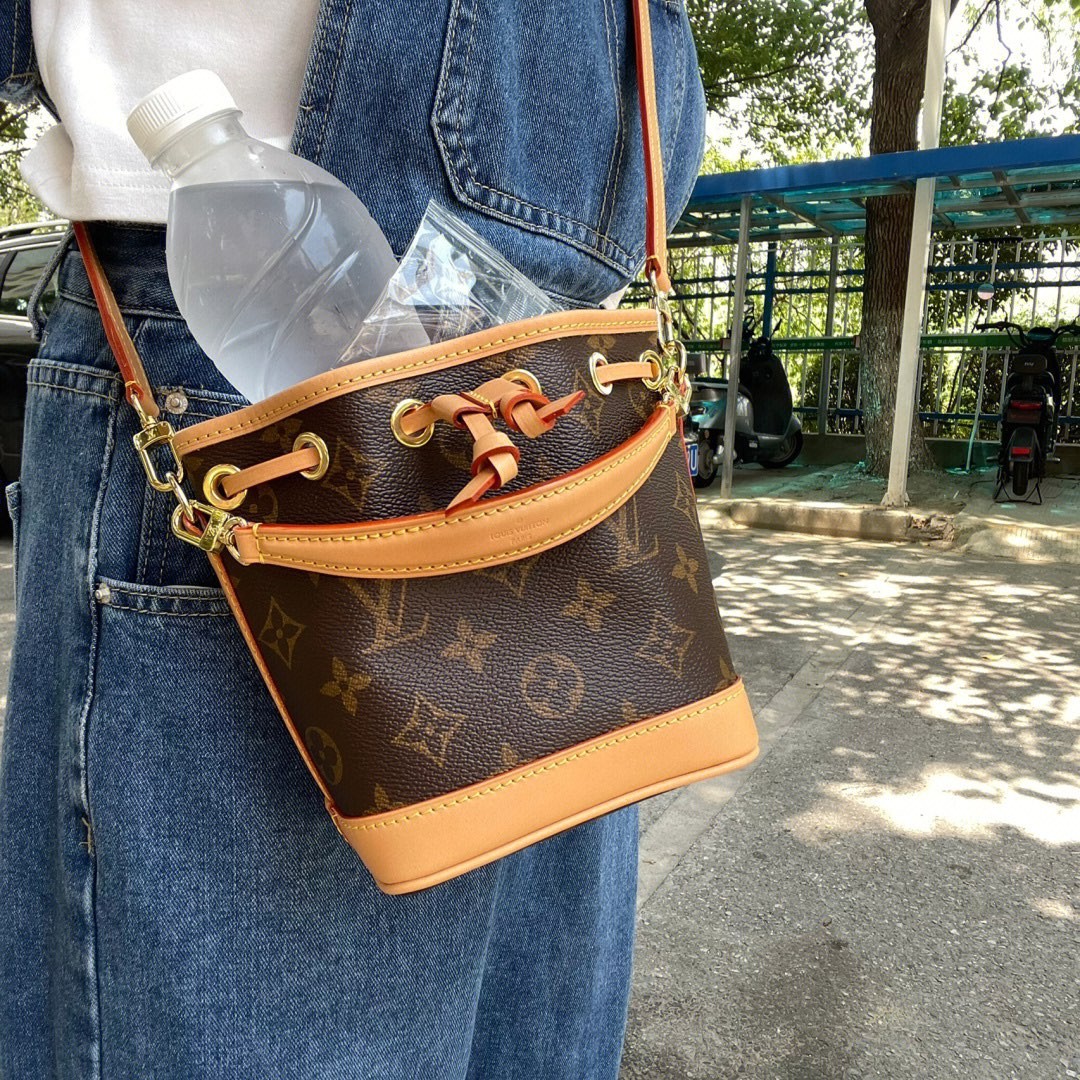 Shebag Super replica Louis Vuitton M81266 Mini NANO NOÉ bag review (2025 July Updated)-Best Quality Fake Louis Vuitton Bag Online Store, Replica designer bag ru