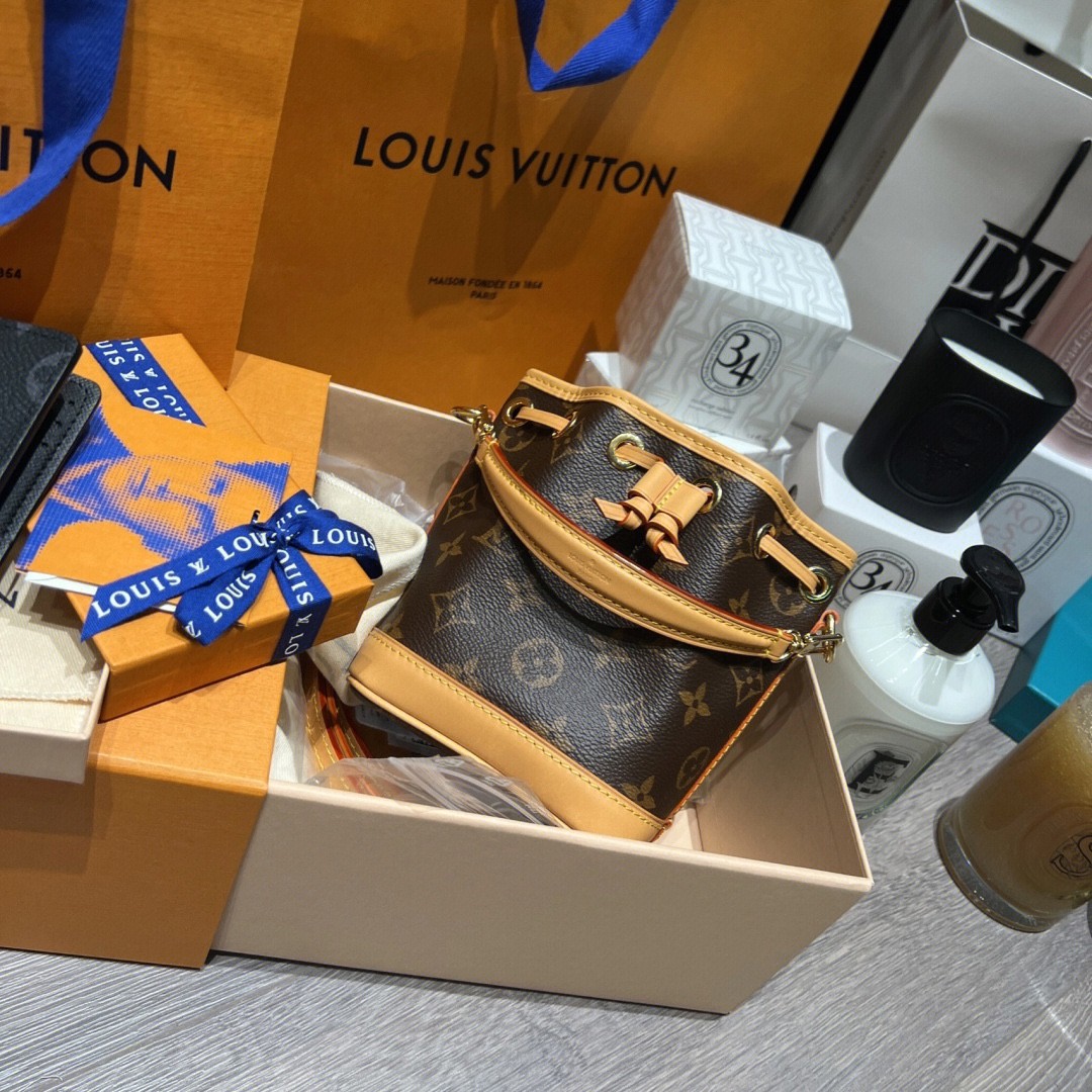 Shebag Super replica Louis Vuitton M81266 Mini NANO NOÉ bag review (2025 July Updated)-Best Quality Fake Louis Vuitton Bag Online Store, Replica designer bag ru