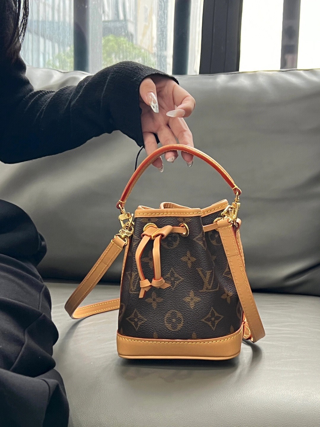 Shebag Super replica Louis Vuitton M81266 Mini NANO NOÉ bag review (2025 July Updated)-Best Quality Fake Louis Vuitton Bag Online Store, Replica designer bag ru