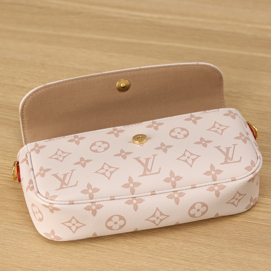 Shebag Super replica Louis Vuitton M83091 Ivy White Monogram bag(2025 July updated)-Najlepsza jakość fałszywych torebek Louis Vuitton Sklep internetowy, projektant repliki torebki ru