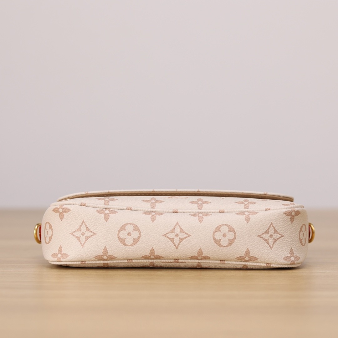 Shebag Super replica Louis Vuitton M83091 Ivy White Monogram bag(2025 July updated)-Najlepsza jakość fałszywych torebek Louis Vuitton Sklep internetowy, projektant repliki torebki ru