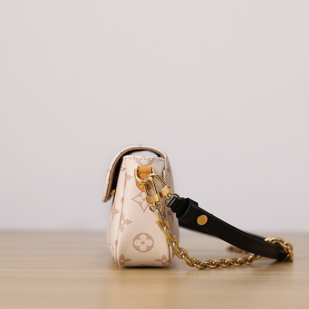 Shebag Super replica Louis Vuitton M83091 Ivy White Monogram bag(2025 July updated)-Najlepsza jakość fałszywych torebek Louis Vuitton Sklep internetowy, projektant repliki torebki ru