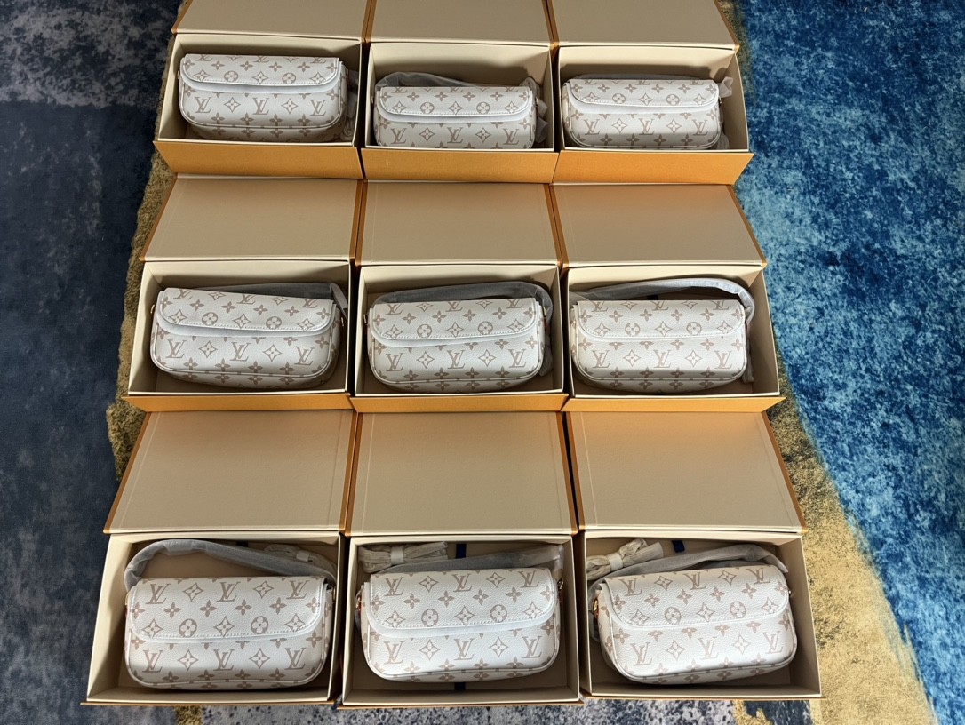 Shebag Super replica Louis Vuitton M83091 Ivy White Monogram bag(2025 July updated)-Najlepsza jakość fałszywych torebek Louis Vuitton Sklep internetowy, projektant repliki torebki ru