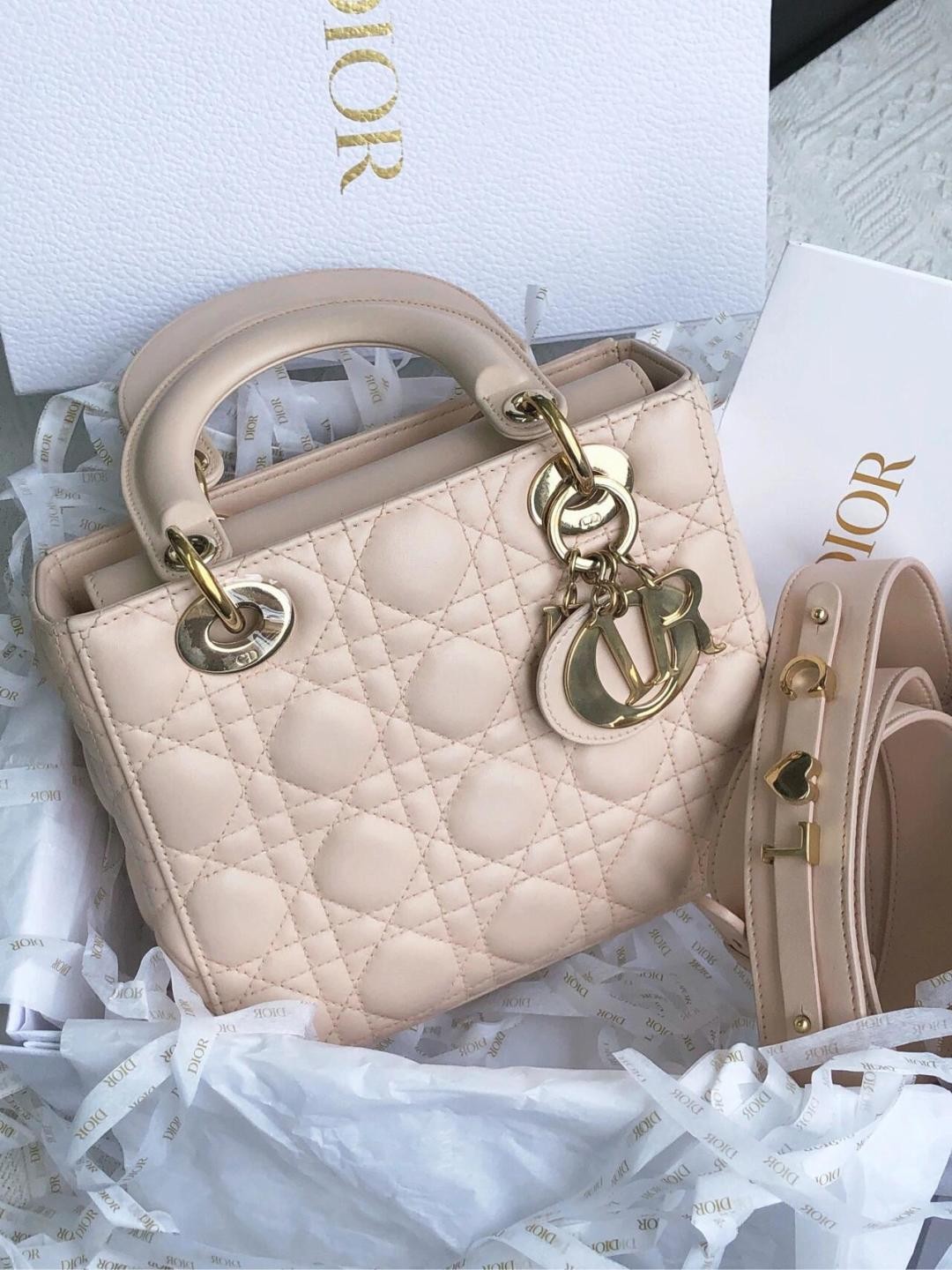Shebag super replica Lady Dior in pink medium bag review(2025 July updated)-Best Quality Fake Louis Vuitton Bag Online Store, Replica designer bag ru