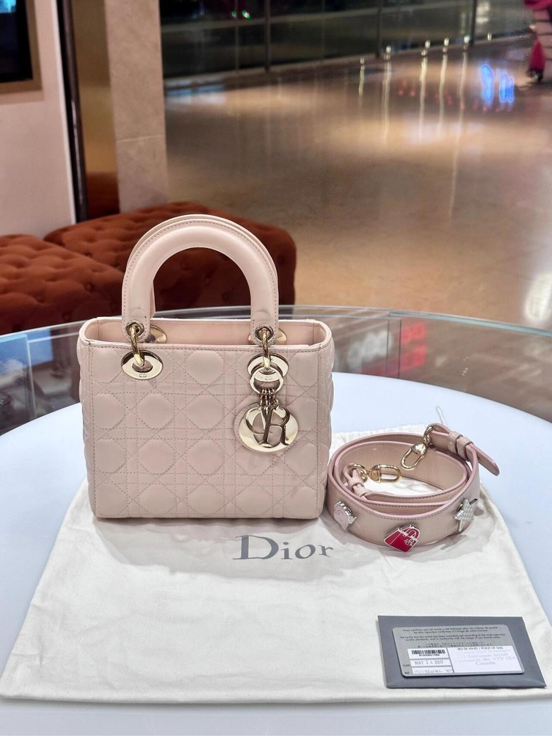 Shebag super replica Lady Dior in pink medium bag review(2025 July updated)-Best Quality Fake Louis Vuitton Bag Online Store, Replica designer bag ru