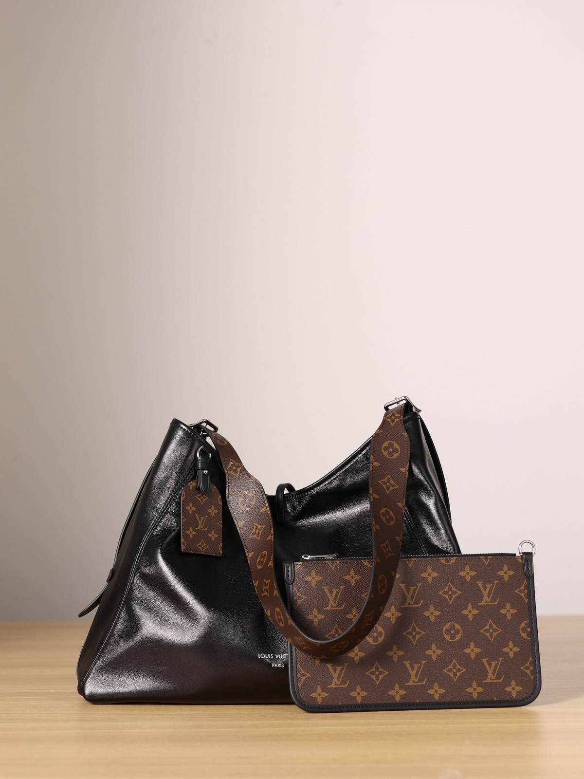 Shebag Super replica Louis Vuitton Carryall dark full leather lambskin bag review(July 2025 Updated)-Best Quality Fake Louis Vuitton Bag Online Store, Replica designer bag ru