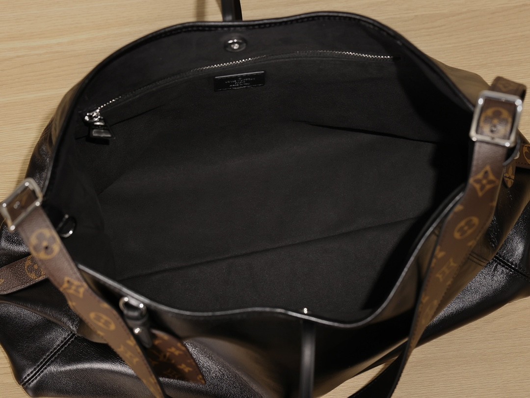Shebag Super replica Louis Vuitton Carryall dark full leather lambskin bag review(July 2025 Updated)-Best Quality Fake Louis Vuitton Bag Online Store, Replica designer bag ru