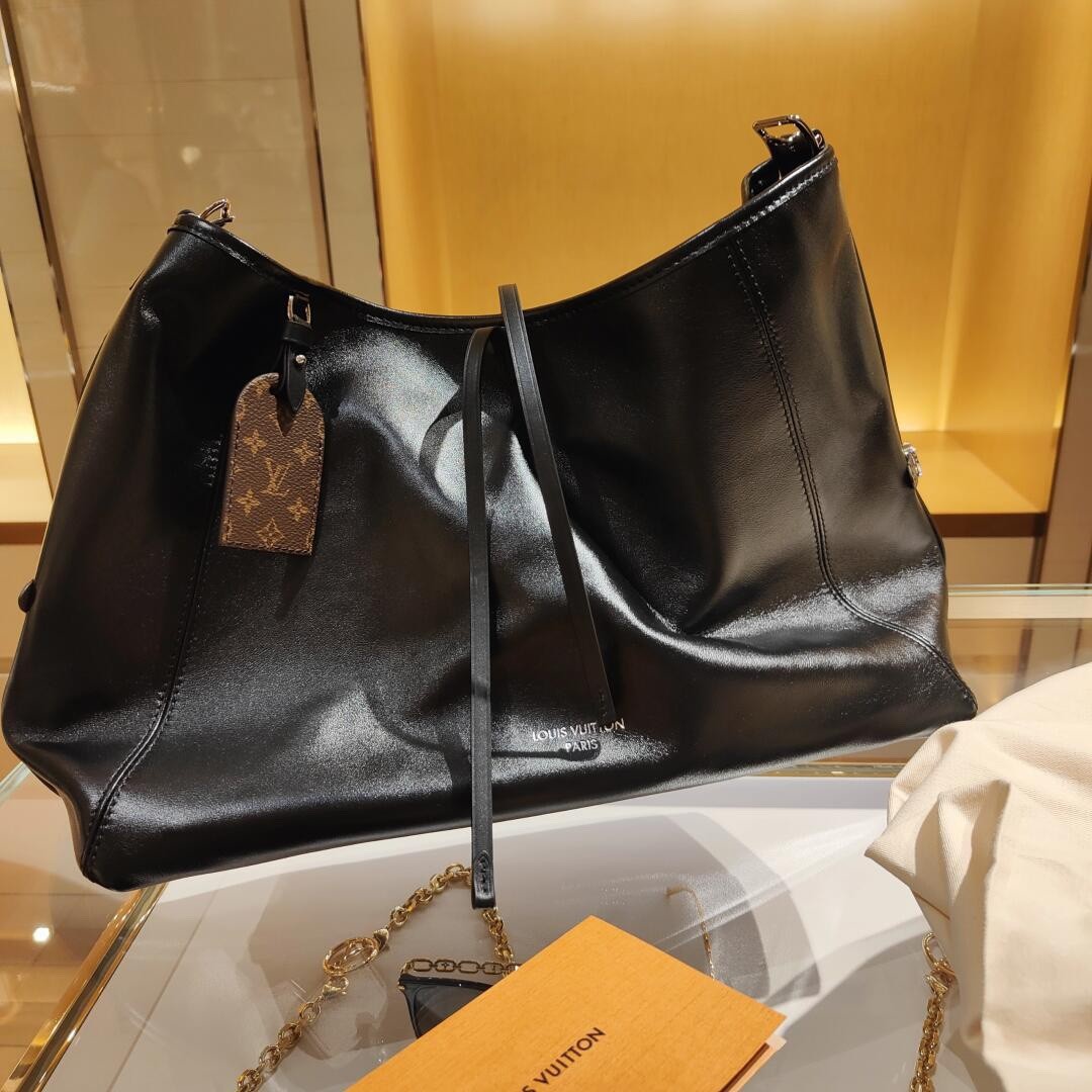 Shebag Super replica Louis Vuitton Carryall dark full leather lambskin bag review(July 2025 Updated)-Best Quality Fake Louis Vuitton Bag Online Store, Replica designer bag ru