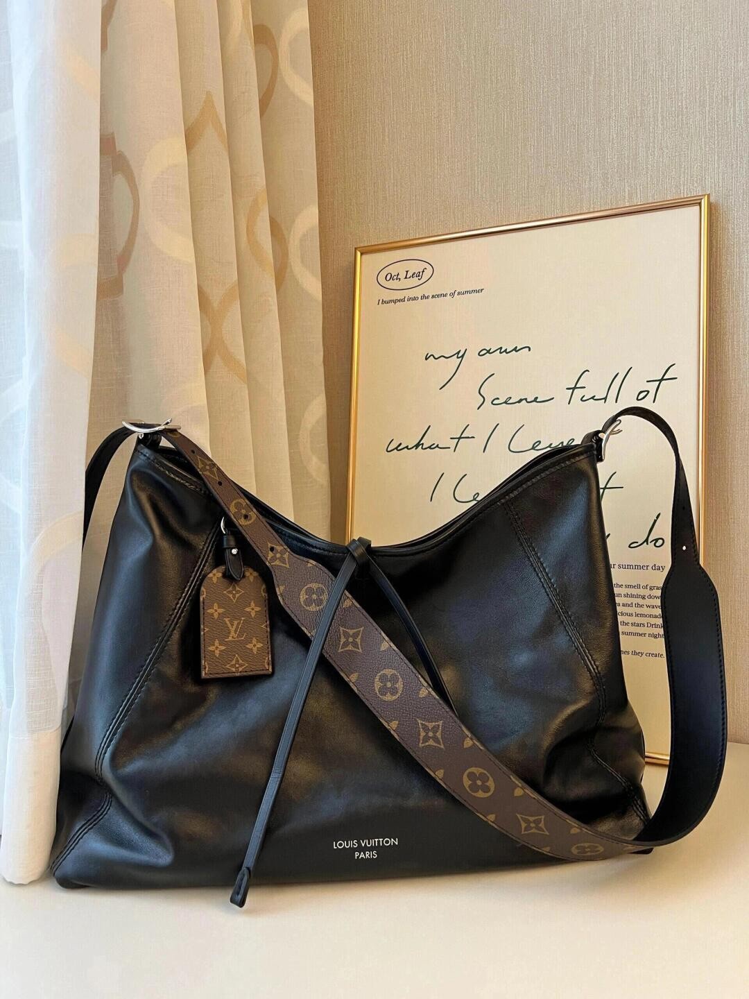 Shebag Super replica Louis Vuitton Carryall dark full leather lambskin bag review(July 2025 Updated)-Best Quality Fake Louis Vuitton Bag Online Store, Replica designer bag ru