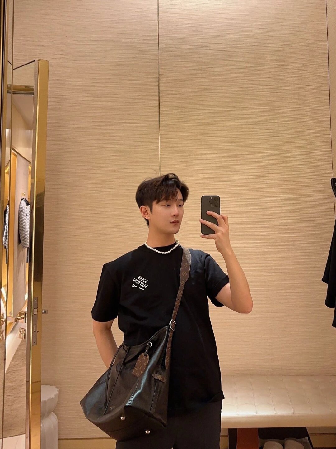Shebag Super replica Louis Vuitton Carryall dark full leather lambskin bag review(July 2025 Updated)-Best Quality Fake Louis Vuitton Bag Online Store, Replica designer bag ru