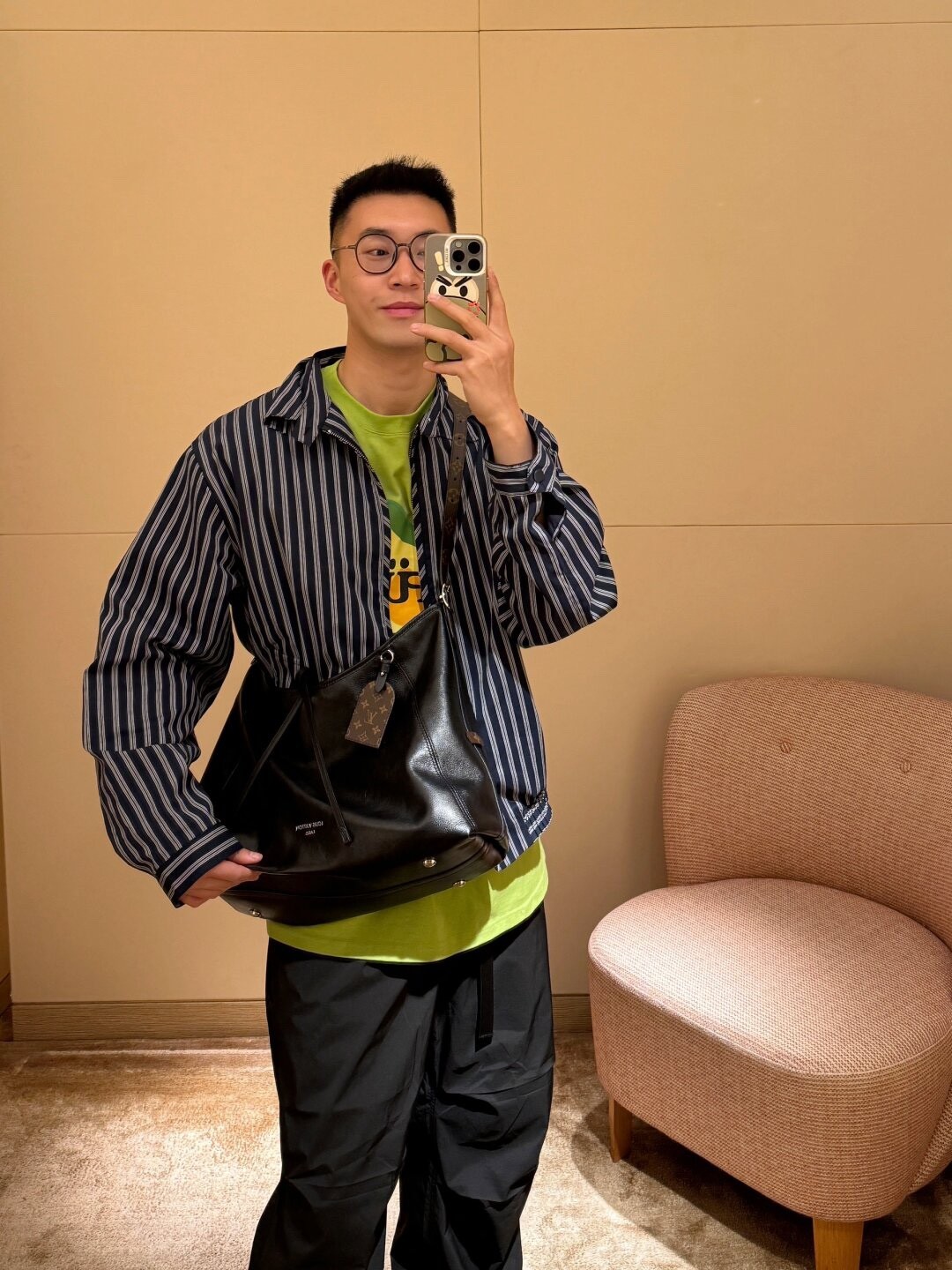 Shebag Super replica Louis Vuitton Carryall dark full leather lambskin bag review(July 2025 Updated)-Best Quality Fake Louis Vuitton Bag Online Store, Replica designer bag ru
