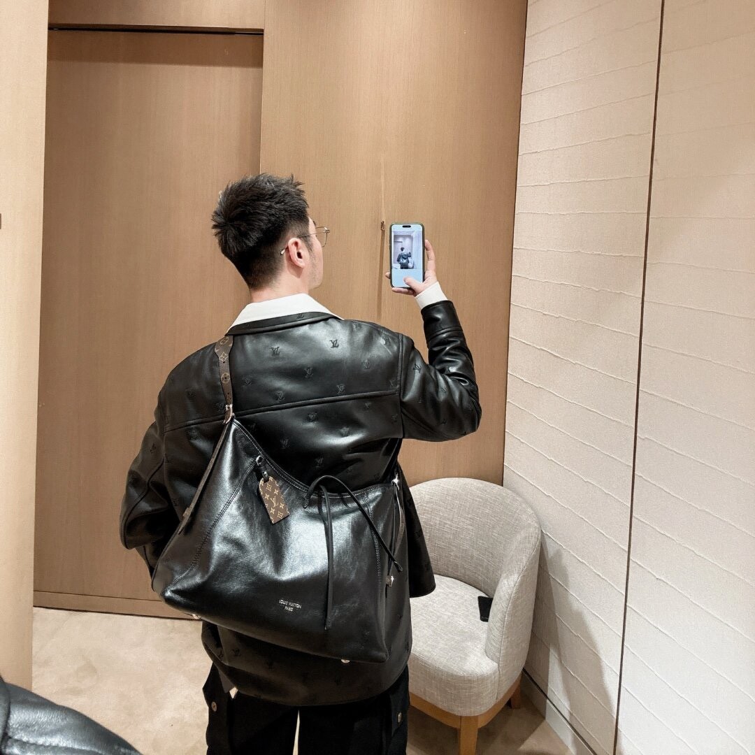 Shebag Super replica Louis Vuitton Carryall dark full leather lambskin bag review(July 2025 Updated)-Best Quality Fake Louis Vuitton Bag Online Store, Replica designer bag ru