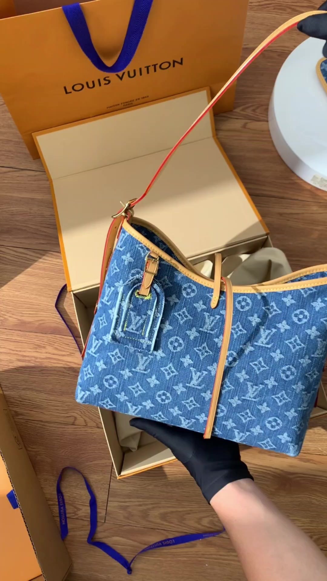 Shebag Super Replica Louis Vuitton Carryall Denim bag review(August 2025 Updated)-Best Quality Fake Louis Vuitton Bag Online Store, Replica designer bag ru