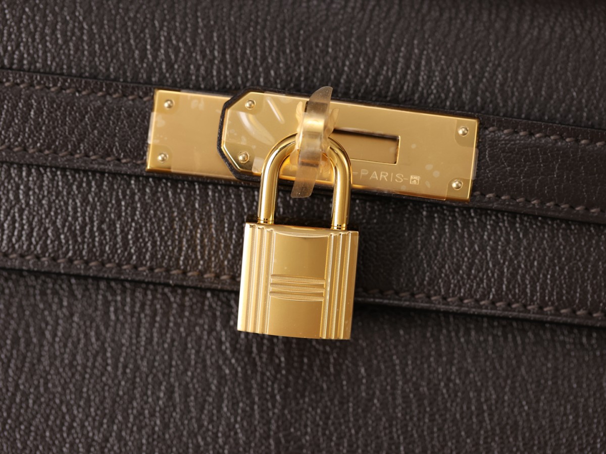 Shebag super replica Hermes Goat leather Kelly 28 bag black gold reivew(August 2025 updated)-Toko Online Tas Louis Vuitton Palsu Kualitas Terbaik, Tas desainer replika ru