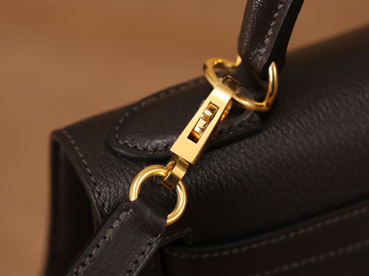 Shebag super replica Hermes Goat leather Kelly 28 bag black gold reivew(August 2025 updated)-Toko Online Tas Louis Vuitton Palsu Kualitas Terbaik, Tas desainer replika ru