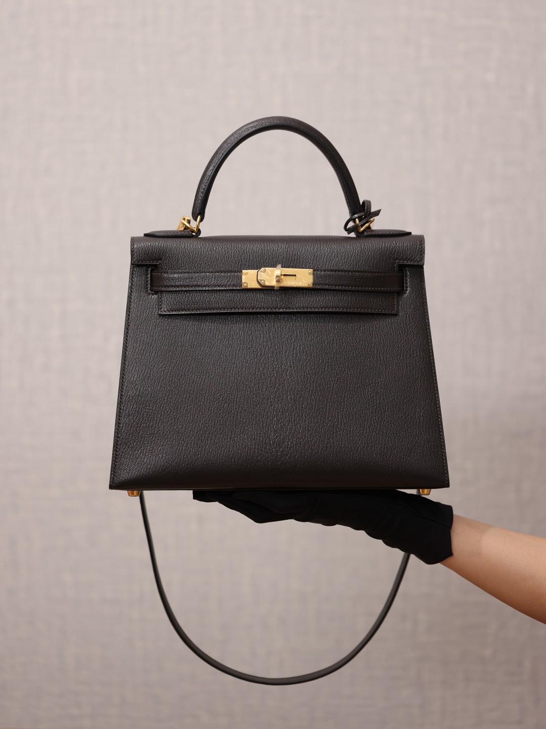 Shebag super replica Hermes Goat leather Kelly 28 bag black gold reivew(August 2025 updated)-Toko Online Tas Louis Vuitton Palsu Kualitas Terbaik, Tas desainer replika ru