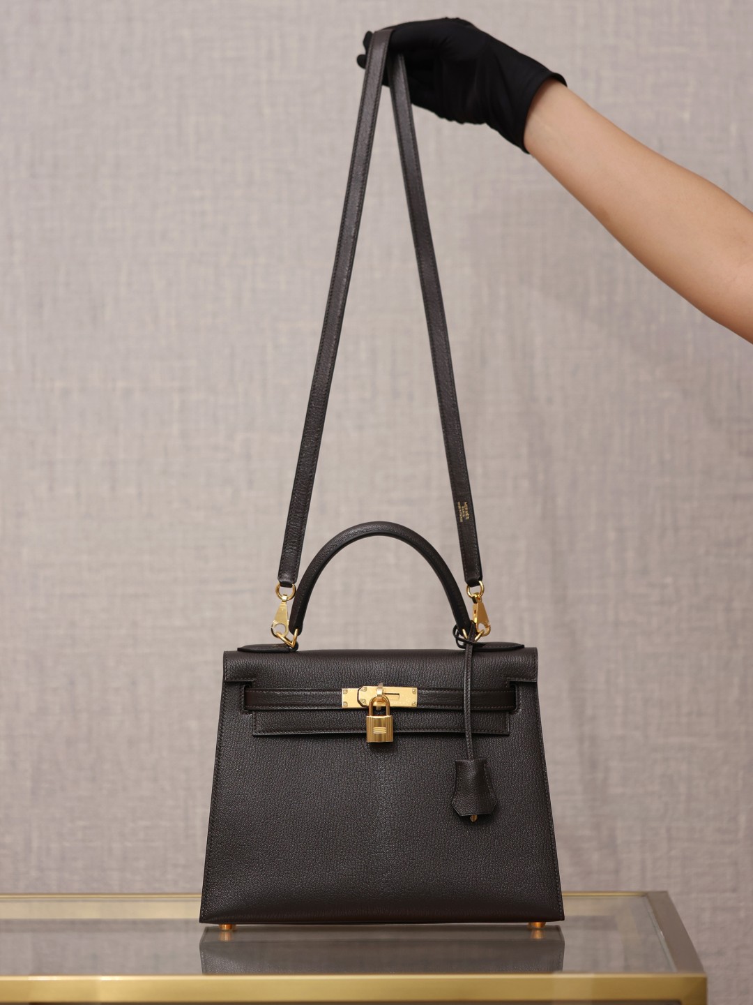 Shebag super replica Hermes Goat leather Kelly 28 bag black gold reivew(August 2025 updated)-Toko Online Tas Louis Vuitton Palsu Kualitas Terbaik, Tas desainer replika ru