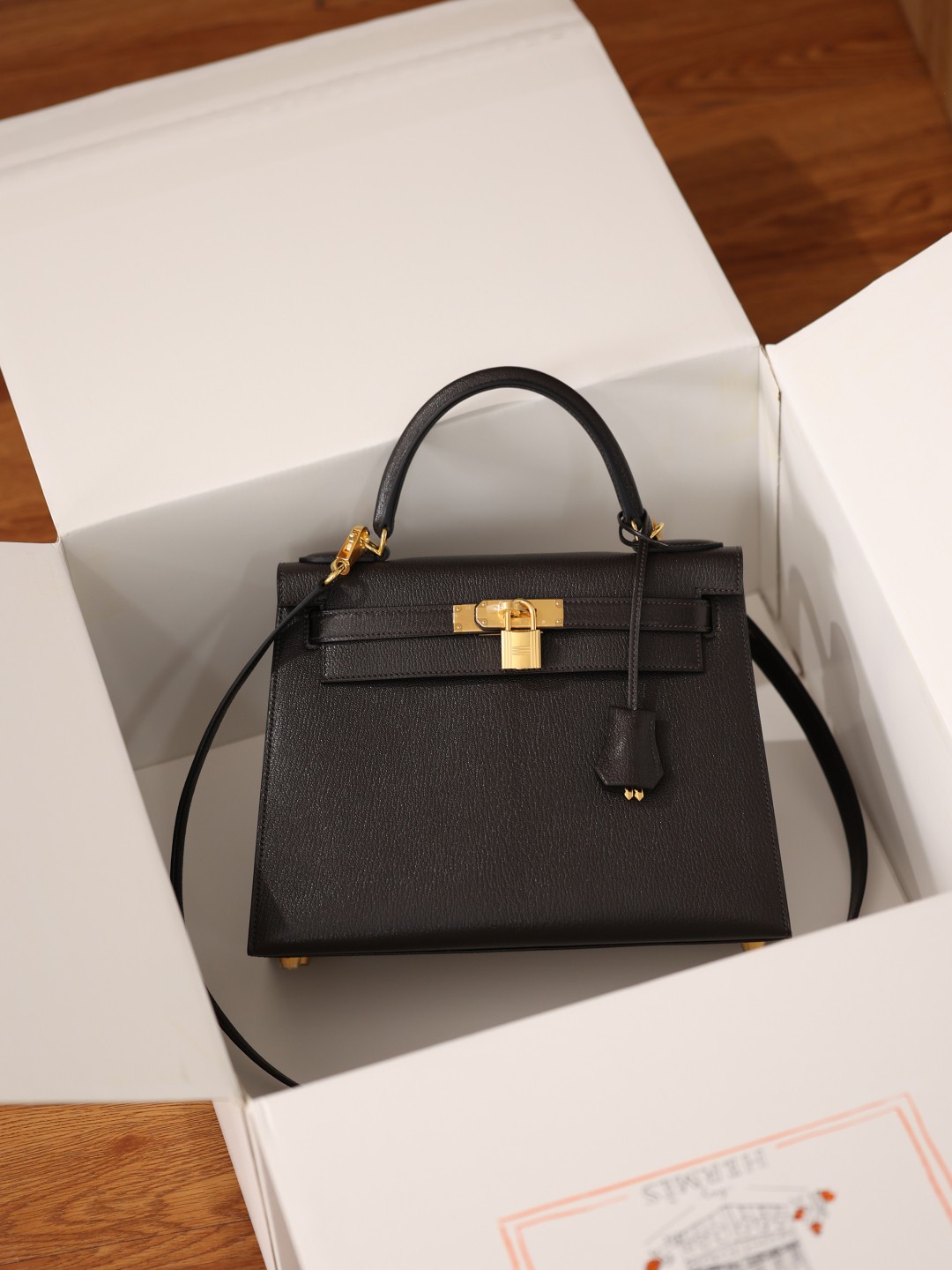 Shebag super replica Hermes Goat leather Kelly 28 bag black gold reivew(August 2025 updated)-Toko Online Tas Louis Vuitton Palsu Kualitas Terbaik, Tas desainer replika ru