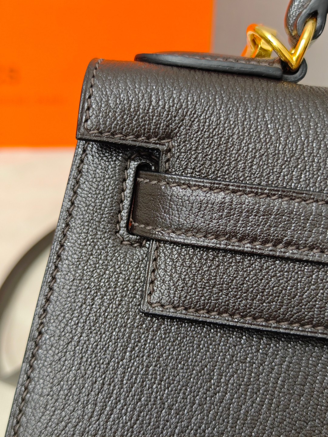 Shebag super replica Hermes Goat leather Kelly 28 bag black gold reivew(August 2025 updated)-Toko Online Tas Louis Vuitton Palsu Kualitas Terbaik, Tas desainer replika ru