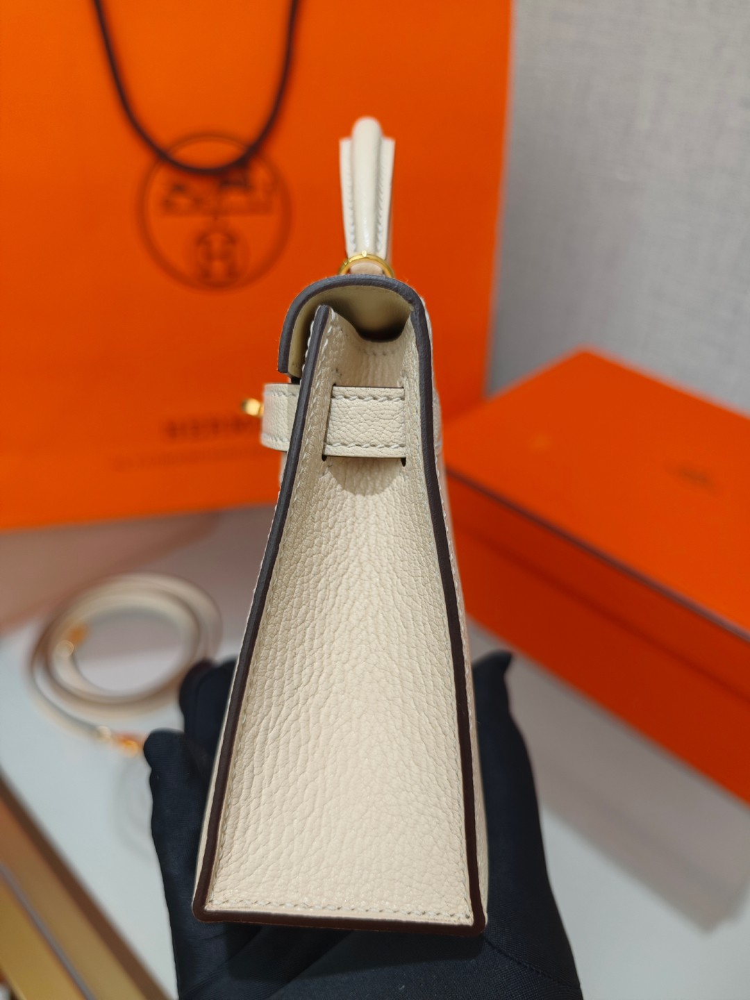 Shebag SupreGoat Mini Kelly 2-Ti o dara ju Didara iro Louis Vuitton apo Online itaja, Ajọra onise apo ru