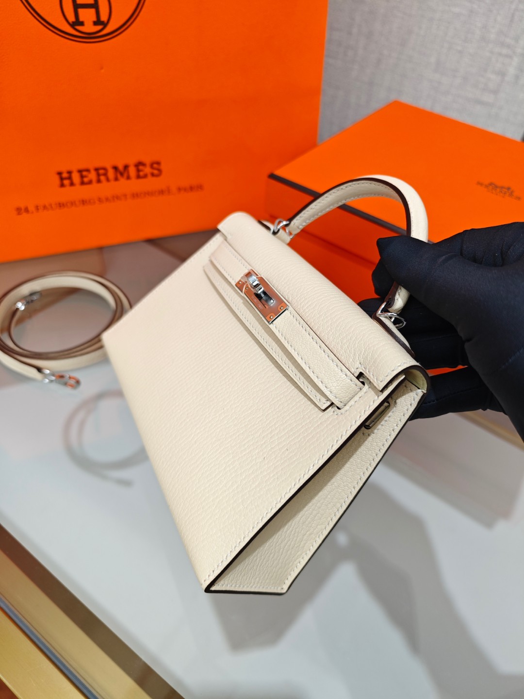 Shebag SupreGoat Mini Kelly 2-Ti o dara ju Didara iro Louis Vuitton apo Online itaja, Ajọra onise apo ru