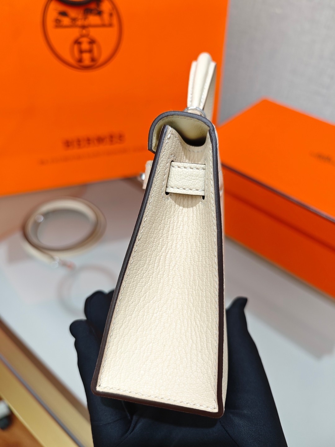 Shebag SupreGoat Mini Kelly 2-Ti o dara ju Didara iro Louis Vuitton apo Online itaja, Ajọra onise apo ru