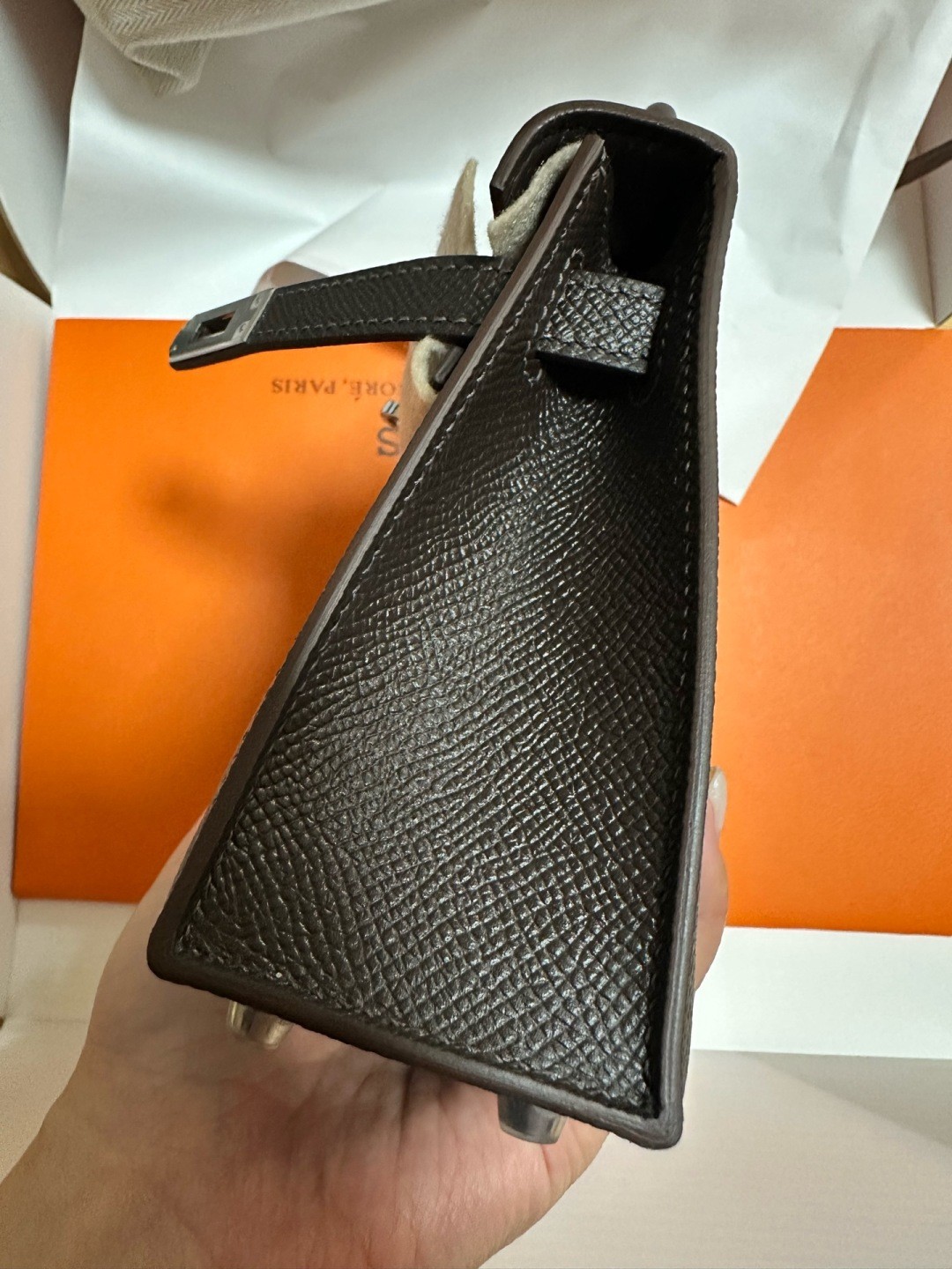 Shebag shipping photos: handmade Hermes mini Kelly 2 bag(Ausust 2025 updated)-Umgangatho ogqwesileyo woMgangatho weFake weLouis Vuitton kwiVenkile ye-Intanethi, ibhegi yomyili weReplica ru