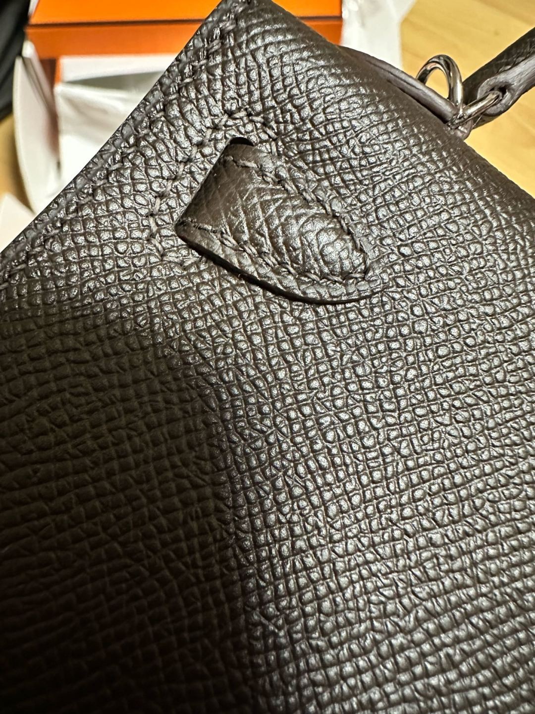 Shebag shipping photos: handmade Hermes mini Kelly 2 bag(Ausust 2025 updated)-Umgangatho ogqwesileyo woMgangatho weFake weLouis Vuitton kwiVenkile ye-Intanethi, ibhegi yomyili weReplica ru