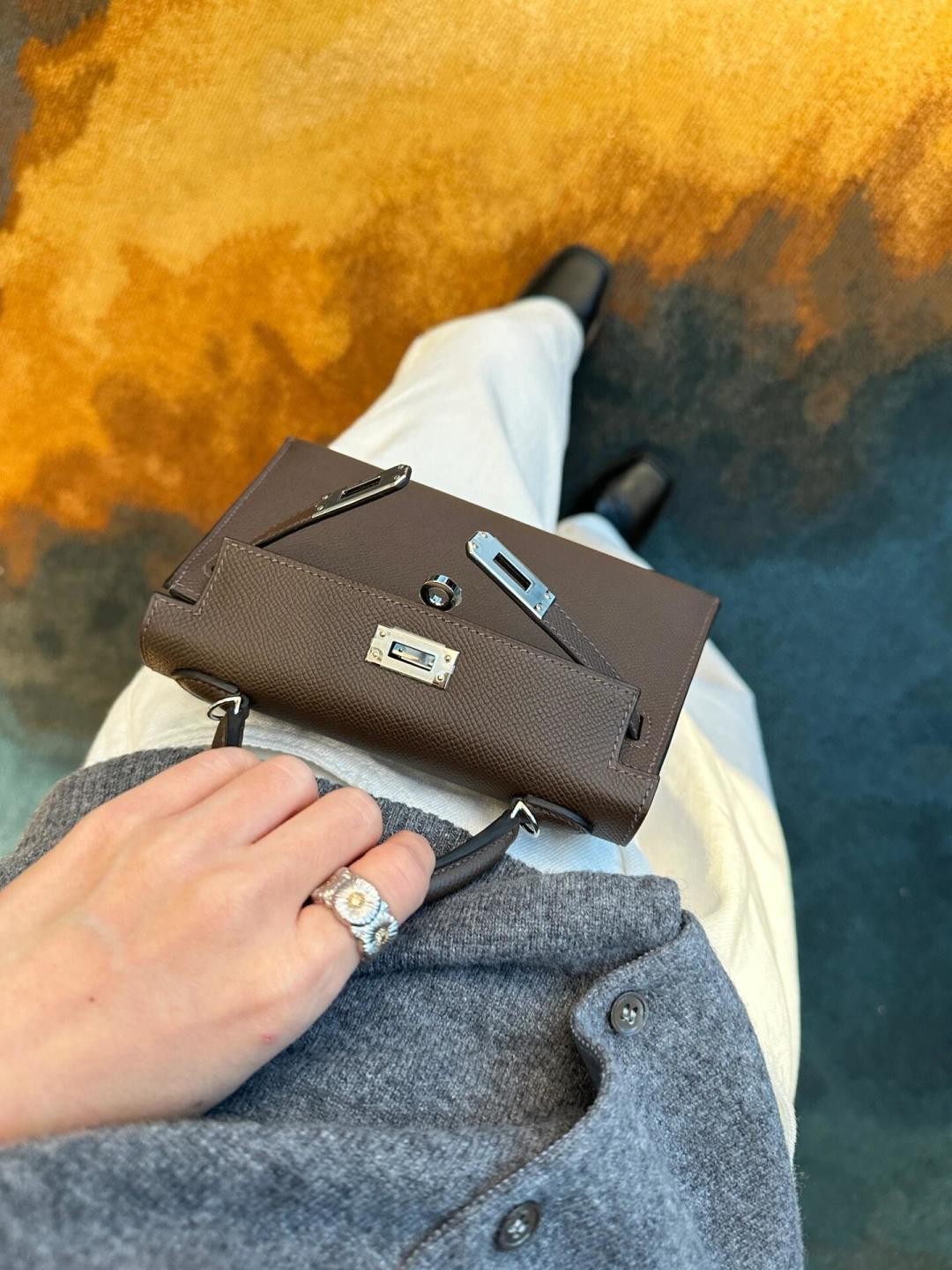 Shebag shipping photos: handmade Hermes mini Kelly 2 bag(Ausust 2025 updated)-Umgangatho ogqwesileyo woMgangatho weFake weLouis Vuitton kwiVenkile ye-Intanethi, ibhegi yomyili weReplica ru