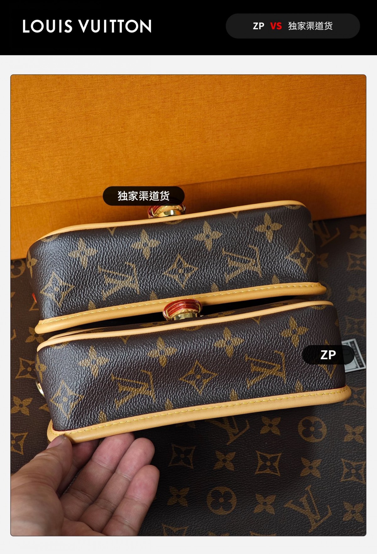 Shebag VS Authentic for super replica Louis Vuitton Diana bag(Sep 2025 updated)-Best Quality Fake designer Bag Review, Replica designer bag ru