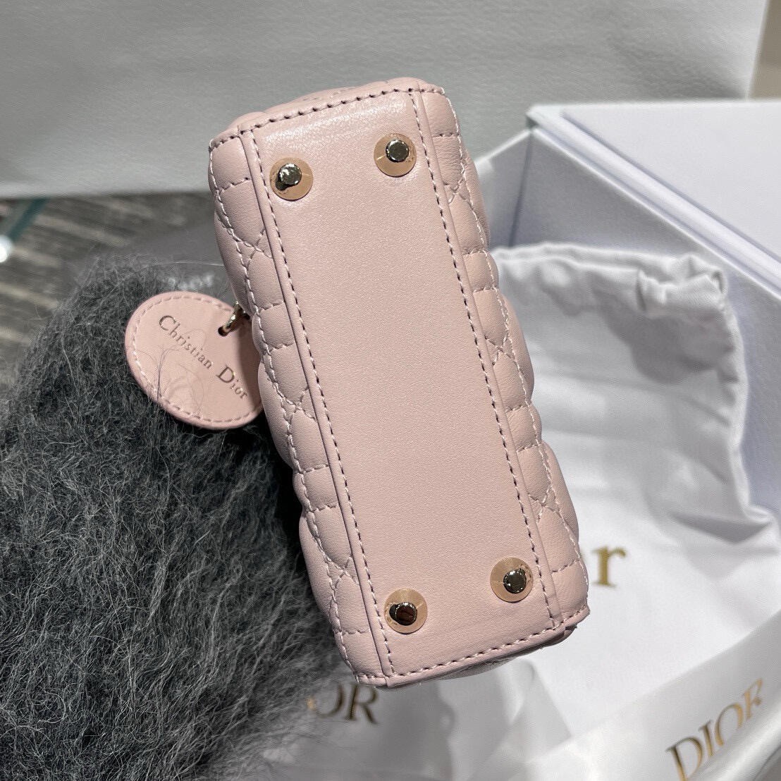 Shebag super replica Micro Lady Dior 12cm pink bag review(Sep 2025 updated)-Best Quality Fake designer Bag Review, Replica designer bag ru