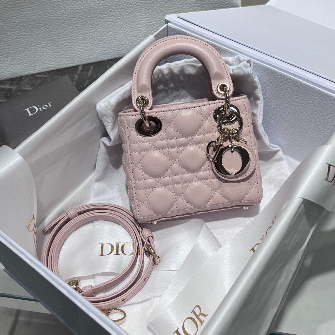 Shebag super replica Micro Lady Dior 12cm pink bag review(Sep 2025 updated)-Best Quality Fake designer Bag Review, Replica designer bag ru