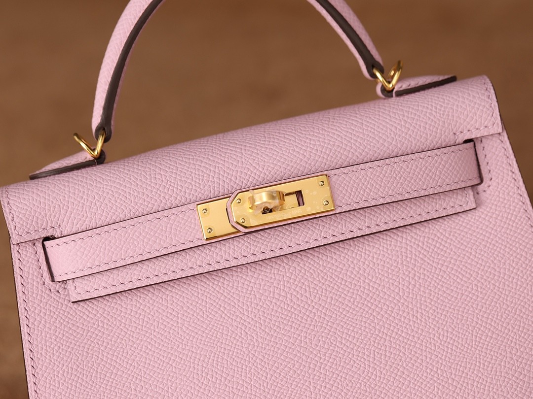 Shebag hand made Hermes Mini Kelly 2 in purple pink bag review(Sep 2025 updated)-Best Quality Fake designer Bag Review, Replica designer bag ru