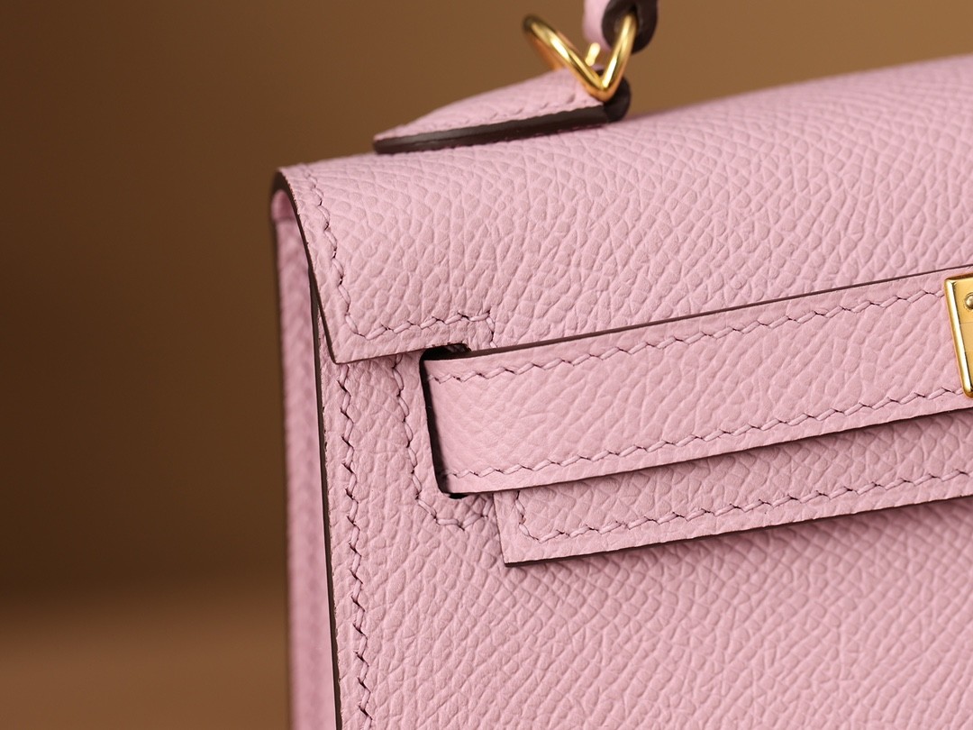 Shebag hand made Hermes Mini Kelly 2 in purple pink bag review(Sep 2025 updated)-Best Quality Fake designer Bag Review, Replica designer bag ru