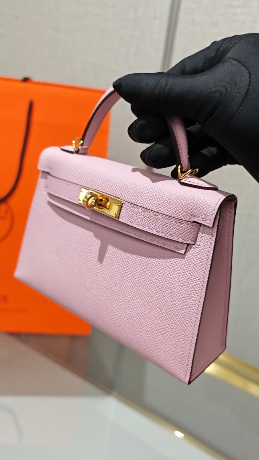 Shebag hand made Hermes Mini Kelly 2 in purple pink bag review(Sep 2025 updated)-Best Quality Fake designer Bag Review, Replica designer bag ru