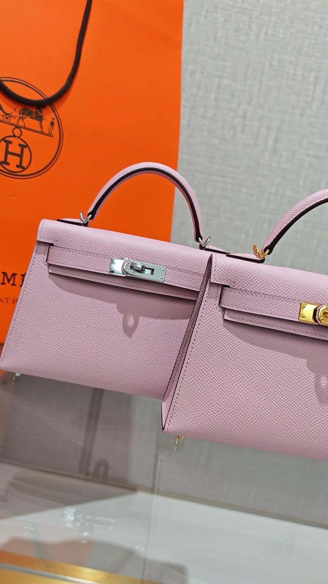 Shebag hand made Hermes Mini Kelly 2 in purple pink bag review(Sep 2025 updated)-Best Quality Fake designer Bag Review, Replica designer bag ru