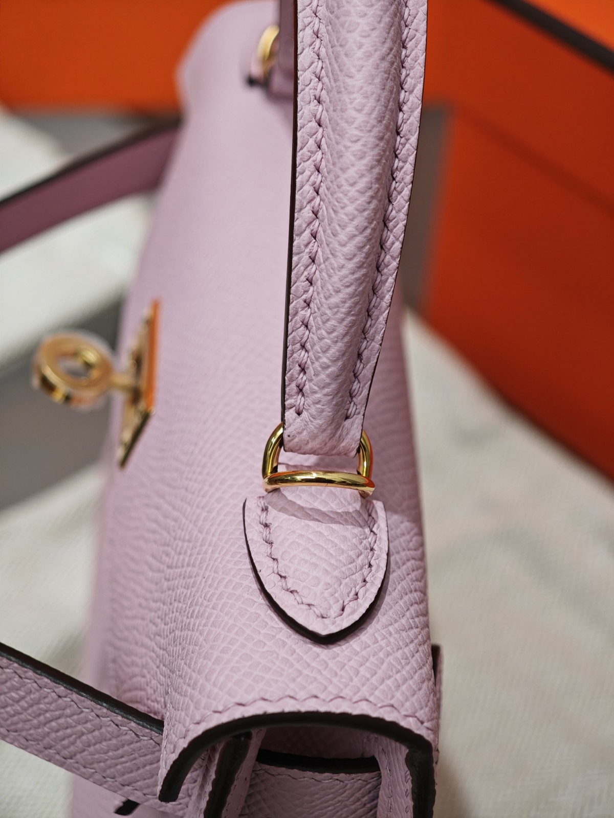 Shebag hand made Hermes Mini Kelly 2 in purple pink bag review(Sep 2025 updated)-Best Quality Fake designer Bag Review, Replica designer bag ru